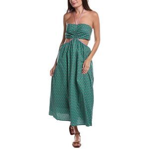 Endless Rose Womens Floral Maxi Dress, Green
